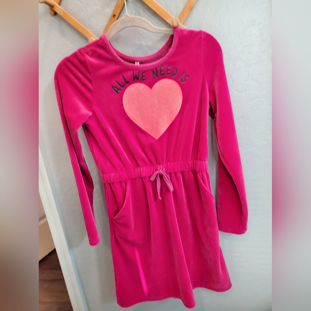 Fabkids velour sz 14/16 dress